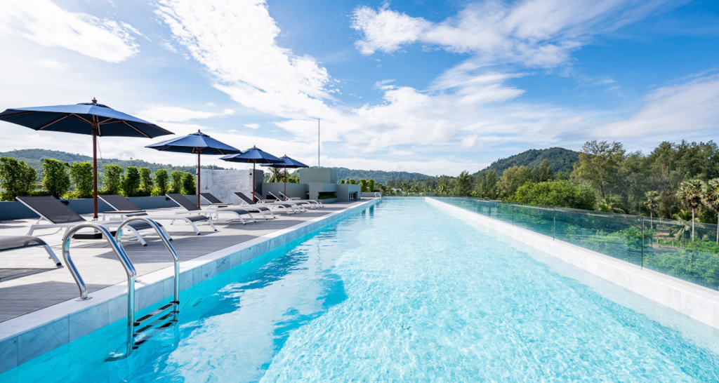 rooftop swimming pool